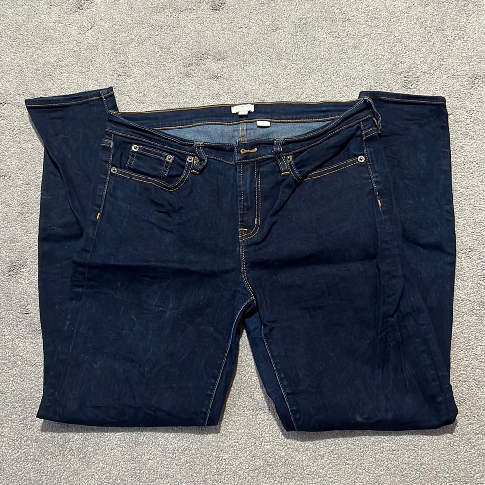 J. Crew Women’s Skinny Jeans, Dark Denim, Stretch, size 30/30